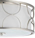 Myhouse Lighting Progress Lighting - P350132-134 - Three Light Flush Mount - Landree - Silver Ridge