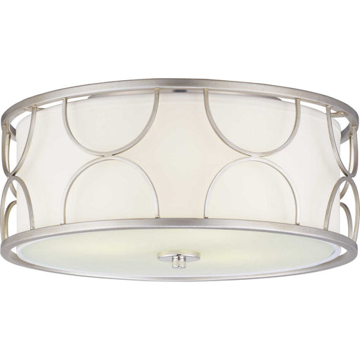 Myhouse Lighting Progress Lighting - P350132-134 - Three Light Flush Mount - Landree - Silver Ridge