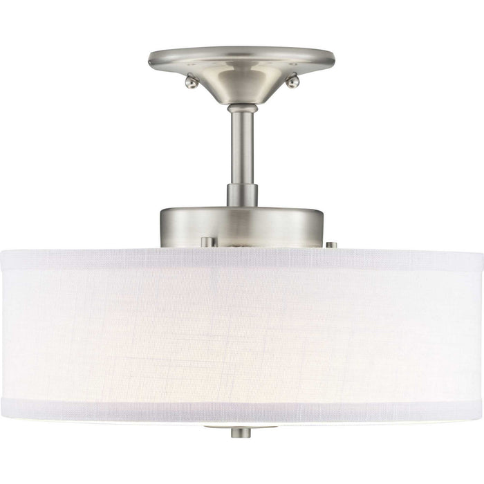 Myhouse Lighting Progress Lighting - P350134-009-30 - LED Semi-Flush - Inspire Led - Brushed Nickel