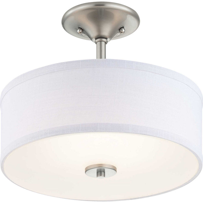 Myhouse Lighting Progress Lighting - P350134-009-30 - LED Semi-Flush - Inspire Led - Brushed Nickel