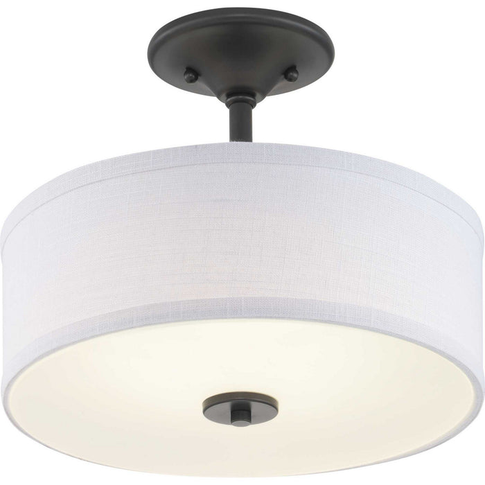 Myhouse Lighting Progress Lighting - P350134-143-30 - LED Semi-Flush - Inspire Led - Graphite