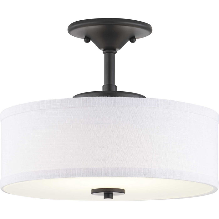 Myhouse Lighting Progress Lighting - P350134-143-30 - LED Semi-Flush - Inspire Led - Graphite