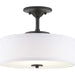 Myhouse Lighting Progress Lighting - P350134-143-30 - LED Semi-Flush - Inspire Led - Graphite