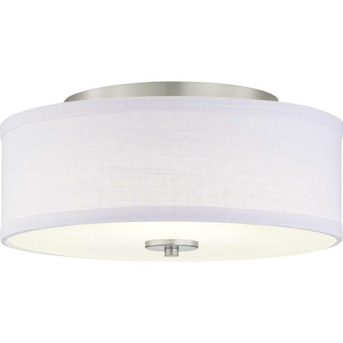 Myhouse Lighting Progress Lighting - P350135-009-30 - LED Semi-Flush - Inspire Led - Brushed Nickel