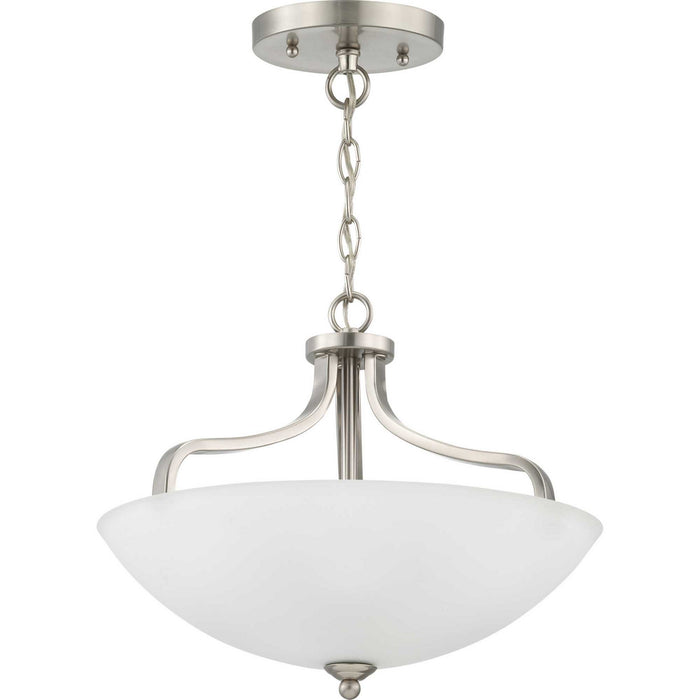 Myhouse Lighting Progress Lighting - P350136-009 - Three Light Semi-Flush Mount - Laird - Brushed Nickel