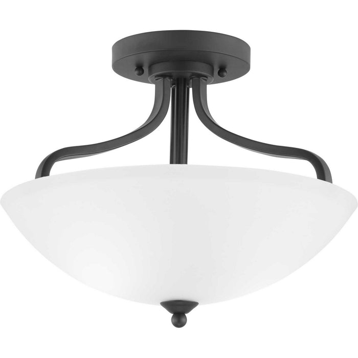 Myhouse Lighting Progress Lighting - P350136-020 - Three Light Semi-Flush Mount - Laird - Antique Bronze