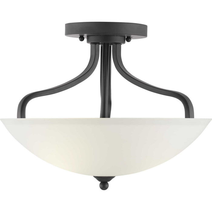 Myhouse Lighting Progress Lighting - P350136-020 - Three Light Semi-Flush Mount - Laird - Antique Bronze