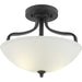 Myhouse Lighting Progress Lighting - P350136-020 - Three Light Semi-Flush Mount - Laird - Antique Bronze