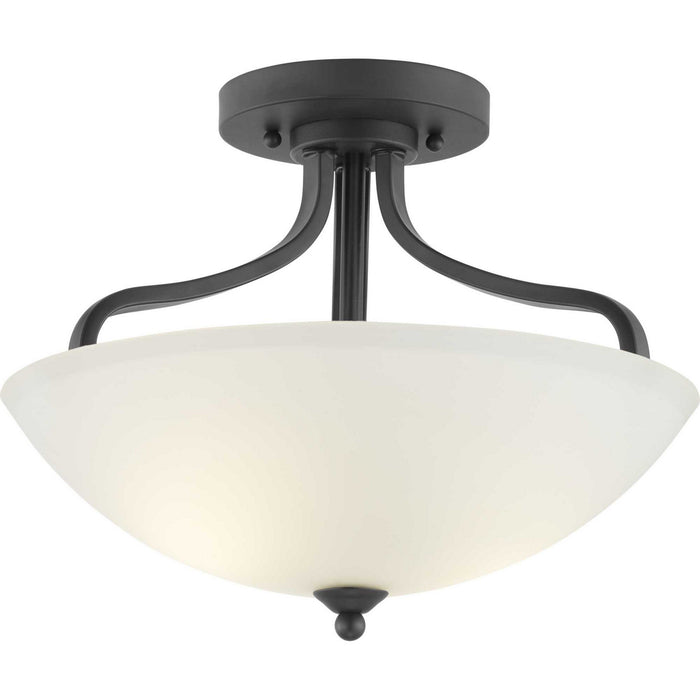 Myhouse Lighting Progress Lighting - P350136-020 - Three Light Semi-Flush Mount - Laird - Antique Bronze