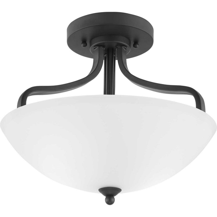 Myhouse Lighting Progress Lighting - P350136-020 - Three Light Semi-Flush Mount - Laird - Antique Bronze