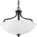 Myhouse Lighting Progress Lighting - P350136-020 - Three Light Semi-Flush Mount - Laird - Antique Bronze