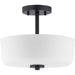 Myhouse Lighting Progress Lighting - P350137-031 - Two Light Semi-Flush Convertible - Tobin - Black