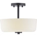 Myhouse Lighting Progress Lighting - P350137-031 - Two Light Semi-Flush Convertible - Tobin - Black