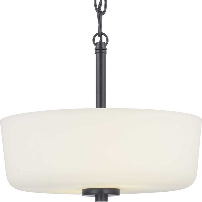 Myhouse Lighting Progress Lighting - P350137-031 - Two Light Semi-Flush Convertible - Tobin - Black