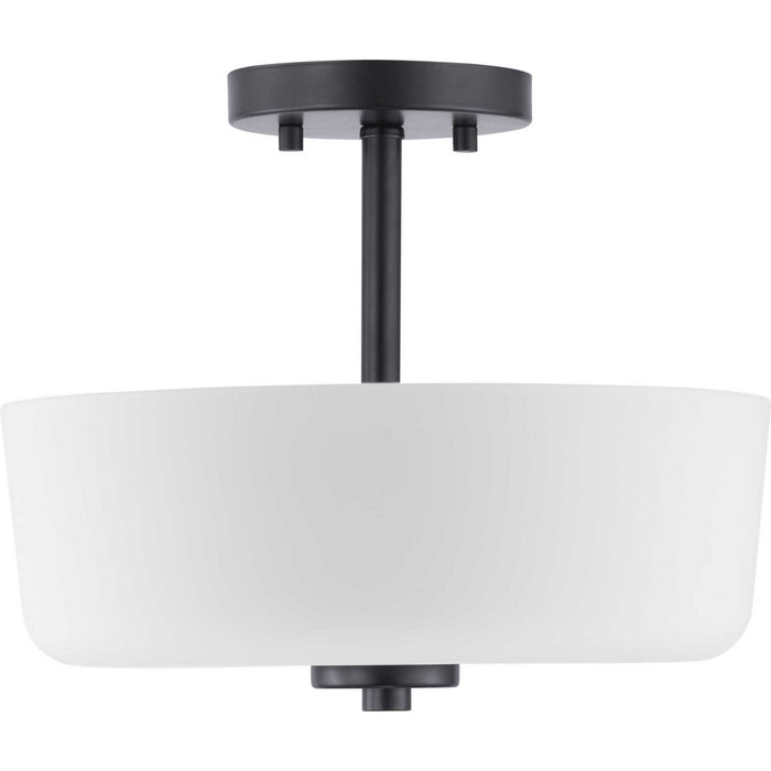 Myhouse Lighting Progress Lighting - P350137-031 - Two Light Semi-Flush Convertible - Tobin - Black