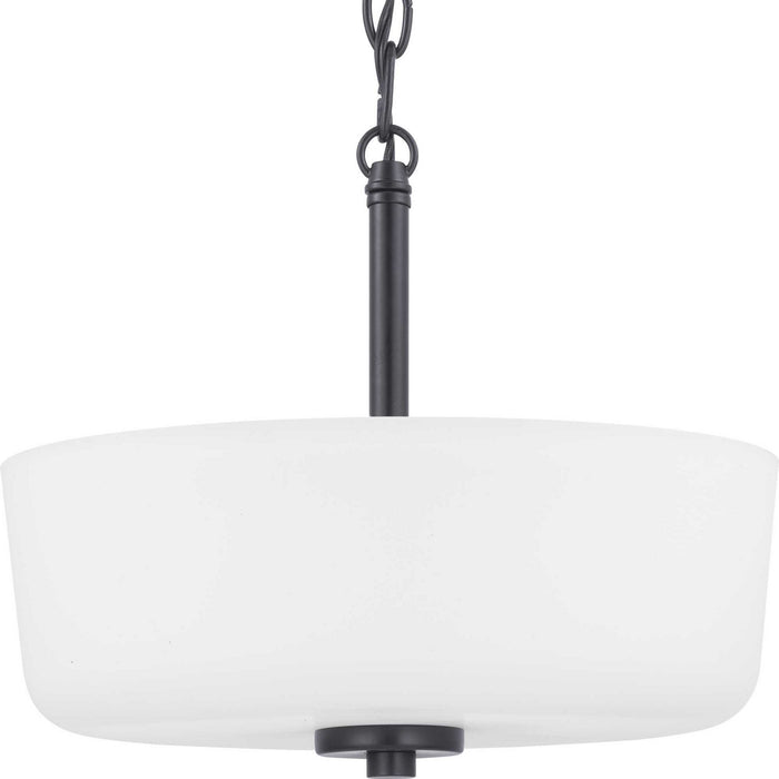 Myhouse Lighting Progress Lighting - P350137-031 - Two Light Semi-Flush Convertible - Tobin - Black