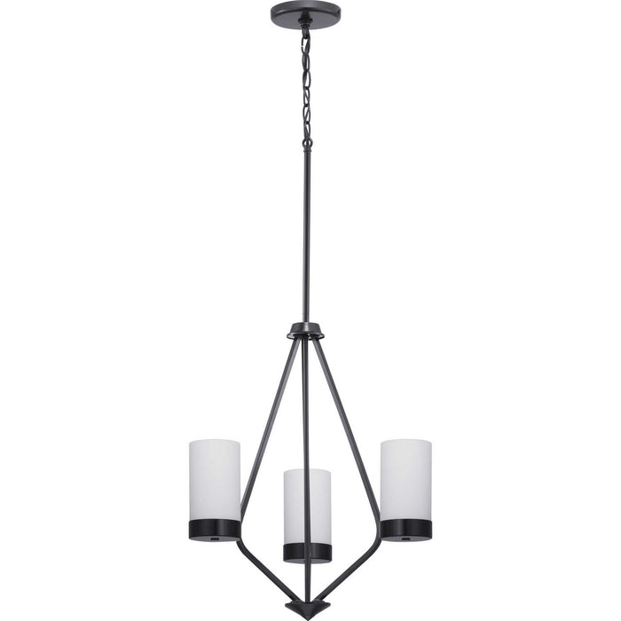 Myhouse Lighting Progress Lighting - P400021-031 - Three Light Chandelier - Elevate - Black