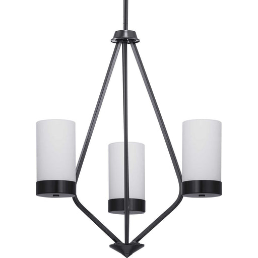 Myhouse Lighting Progress Lighting - P400021-031 - Three Light Chandelier - Elevate - Black