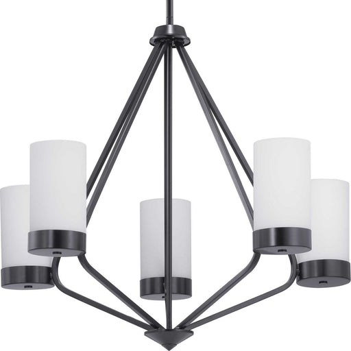 Myhouse Lighting Progress Lighting - P400022-031 - Five Light Chandelier - Elevate - Black