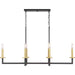 Myhouse Lighting Progress Lighting - P400114-143 - Six Light Island Pendant - Blakely - Graphite