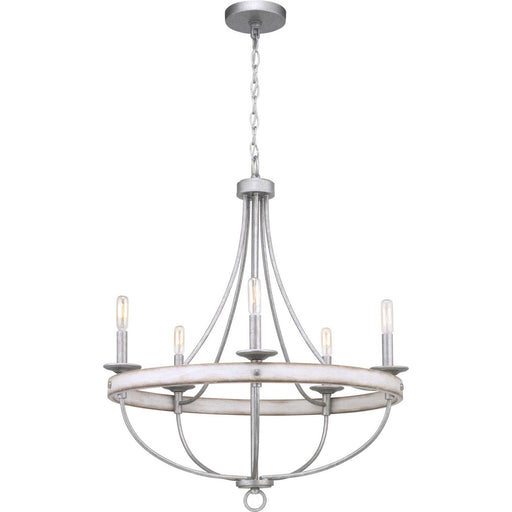 Myhouse Lighting Progress Lighting - P400158-141 - Five Light Chandelier - Gulliver - Galvanized Finish