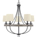 Myhouse Lighting Progress Lighting - P400158-143 - Five Light Chandelier - Gulliver - Graphite