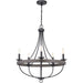 Myhouse Lighting Progress Lighting - P400158-143 - Five Light Chandelier - Gulliver - Graphite