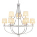 Myhouse Lighting Progress Lighting - P400159-141 - Nine Light Chandelier - Gulliver - Galvanized Finish