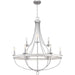 Myhouse Lighting Progress Lighting - P400159-141 - Nine Light Chandelier - Gulliver - Galvanized Finish