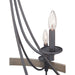 Myhouse Lighting Progress Lighting - P400159-143 - Nine Light Chandelier - Gulliver - Graphite