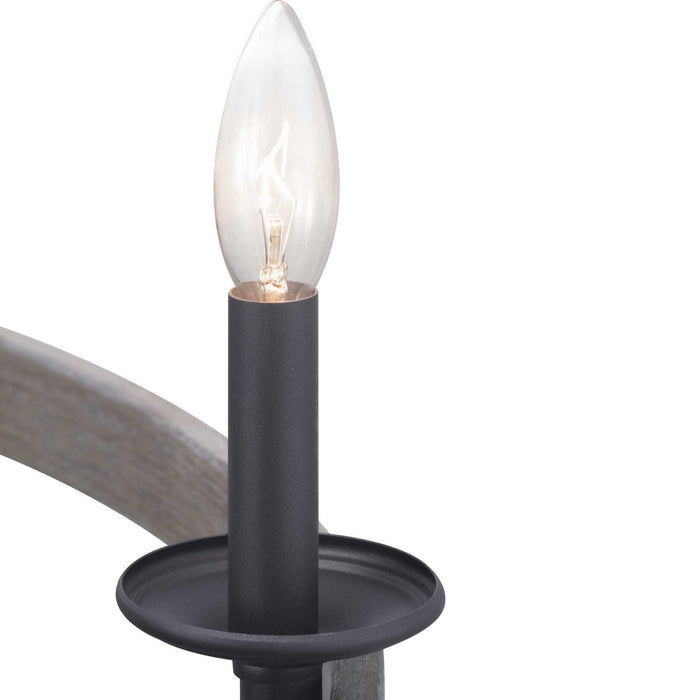 Myhouse Lighting Progress Lighting - P400159-143 - Nine Light Chandelier - Gulliver - Graphite