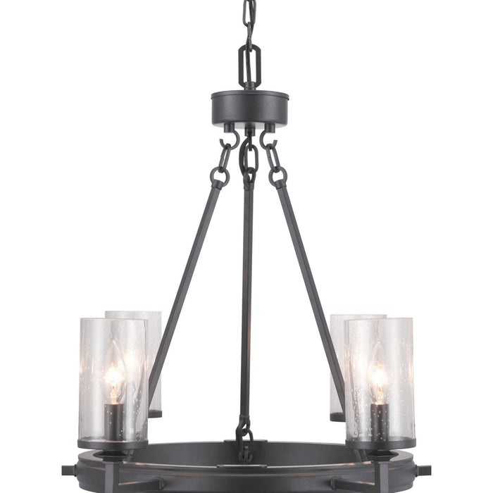 Myhouse Lighting Progress Lighting - P400164-143 - Six Light Chandelier - Gresham - Graphite