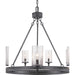 Myhouse Lighting Progress Lighting - P400165-143 - Nine Light Chandelier - Gresham - Graphite