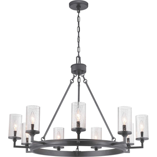 Myhouse Lighting Progress Lighting - P400165-143 - Nine Light Chandelier - Gresham - Graphite