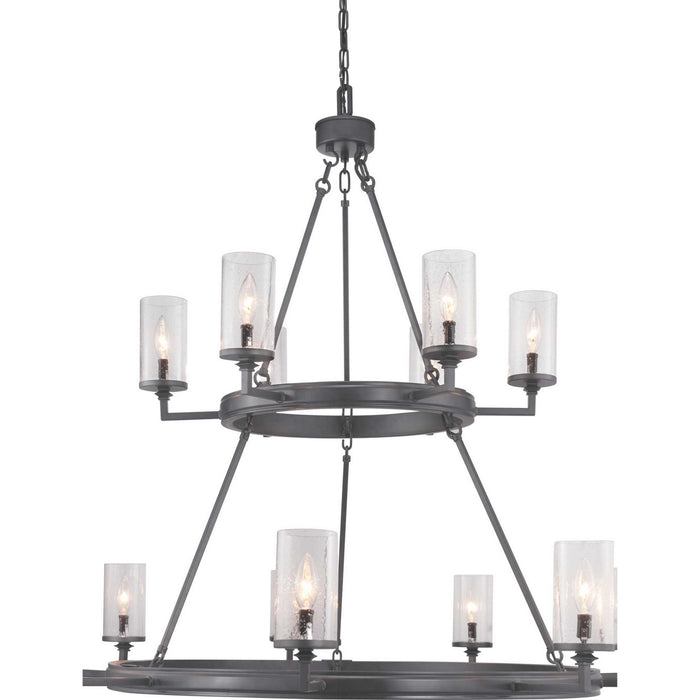 Myhouse Lighting Progress Lighting - P400166-143 - 15 Light Chandelier - Gresham - Graphite