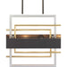 Myhouse Lighting Progress Lighting - P400170-031 - Six Light Island Pendant - Adagio - Black