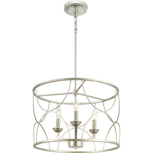 Myhouse Lighting Progress Lighting - P400177-134 - Three Light Chandelier - Landree - Silver Ridge