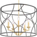 Myhouse Lighting Progress Lighting - P400178-031 - Five Light Chandelier - Landree - Black