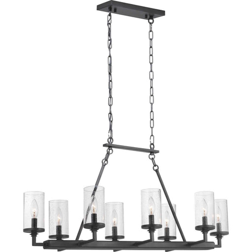 Myhouse Lighting Progress Lighting - P400180-143 - Eight Light Chandelier - Gresham - Graphite