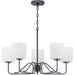 Myhouse Lighting Progress Lighting - P400182-031 - Five Light Chandelier - Tobin - Matte Black