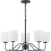 Myhouse Lighting Progress Lighting - P400182-031 - Five Light Chandelier - Tobin - Matte Black