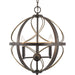 Myhouse Lighting Progress Lighting - P500068-020 - Three Light Pendant - Brandywine - Antique Bronze