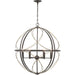 Myhouse Lighting Progress Lighting - P500069-020 - Six Light Pendant - Brandywine - Antique Bronze