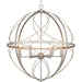 Myhouse Lighting Progress Lighting - P500069-134 - Six Light Pendant - Brandywine - Silver Ridge