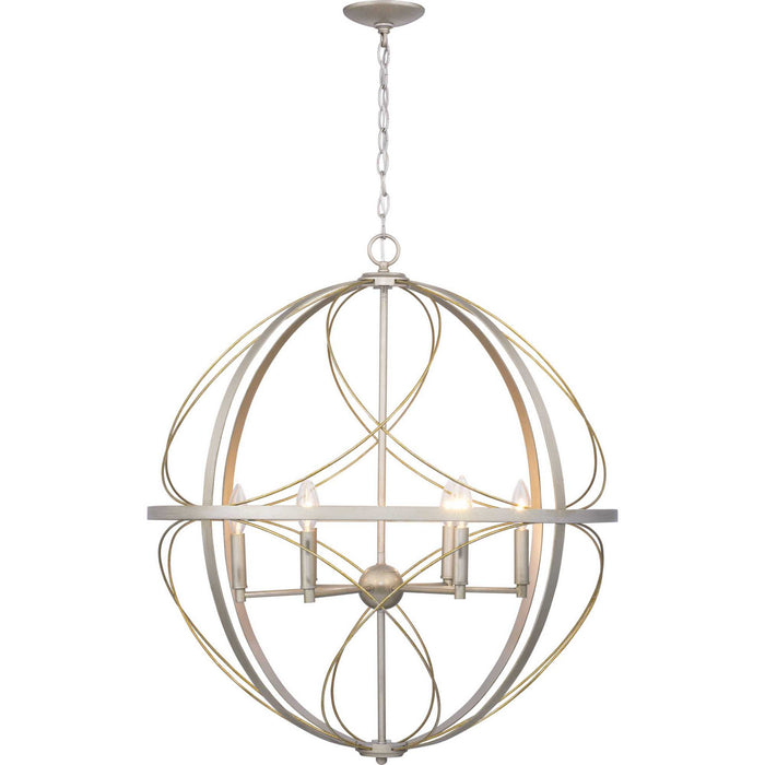 Myhouse Lighting Progress Lighting - P500069-134 - Six Light Pendant - Brandywine - Silver Ridge