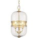 Myhouse Lighting Progress Lighting - P500156-078 - Three Light Pendant - Cayce - Vintage Gold