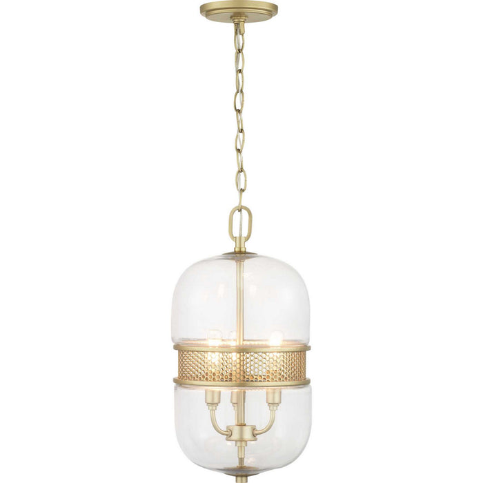 Myhouse Lighting Progress Lighting - P500156-078 - Three Light Pendant - Cayce - Vintage Gold