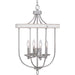 Myhouse Lighting Progress Lighting - P500157-141 - Four Light Foyer Pendant - Gulliver - Galvanized Finish