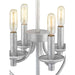 Myhouse Lighting Progress Lighting - P500157-141 - Four Light Foyer Pendant - Gulliver - Galvanized Finish