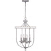 Myhouse Lighting Progress Lighting - P500157-141 - Four Light Foyer Pendant - Gulliver - Galvanized Finish